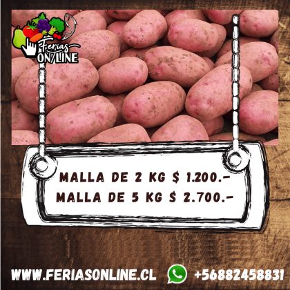 Papas 2 y 5 kilos.