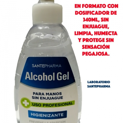 Alcohol Gel 340ml.